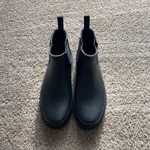 Stylish chunky rain boots